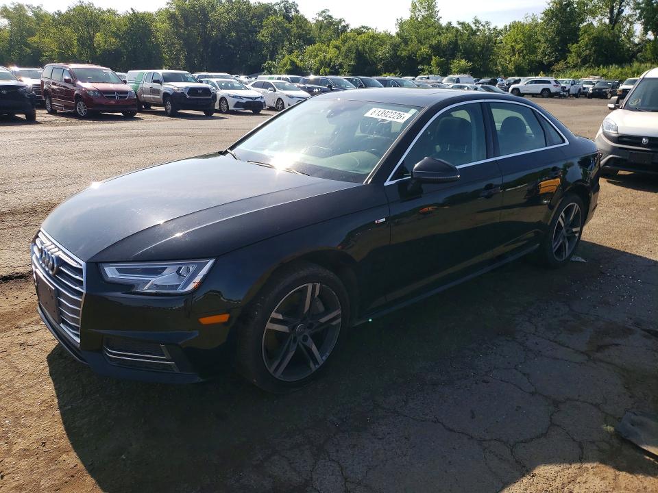 2018 Audi A4 VIN WAUENAF44JA133182 COPART salvage auction — MECHANICAL, CT - CERTIFICATE OF TITLE, sold $475 on 2026-07-24 (photo 1)
