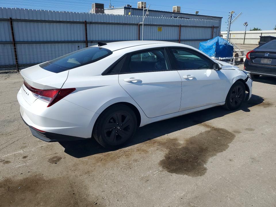2021 Hyundai Elantra VIN 5NPLS4AG9MH048678 COPART salvage auction — FRONT END, Ca - Salvage Certificate, sold $3,650 on 2026-07-31 (photo 3)