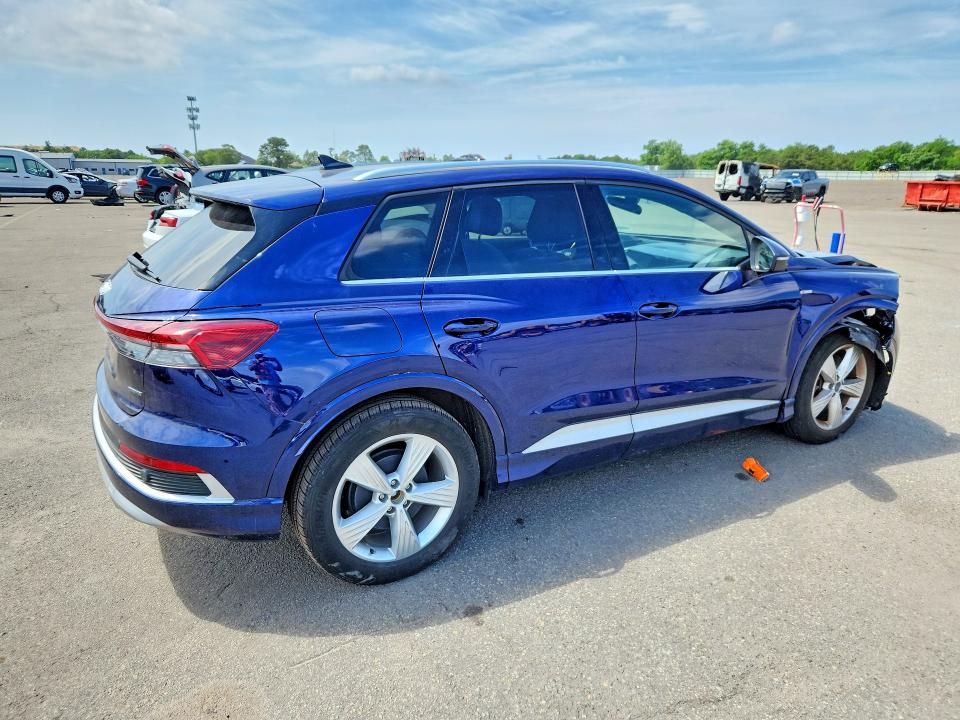 2024 Audi Q4 e-tron VIN WA1KUBFZ8RP072934 COPART salvage auction — FRONT END, Ny - Mv-907A Salvage Certificate, sold $11,000 on 2026-08-20 (photo 3)