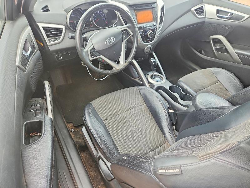 2013 Hyundai Veloster VIN KMHTC6AD1DU145504 COPART salvage auction — FRONT END, Tx - Certificate Of Title, sold $500 on 2026-07-27 (photo 8)