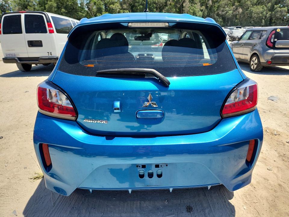 2024 Mitsubishi Mirage VIN ML32AUHJ2RH025249 COPART salvage auction — FRONT END, FL - CERTIFICATE OF TITLE (P), sold $5,500 on 2026-07-15 (photo 6)