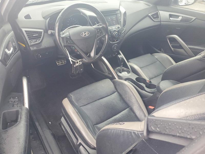 2016 Hyundai Veloster VIN KMHTC6AE3GU290024 COPART salvage auction — FRONT END, Ri - Salvage Certificate Of Title, sold $475 on 2026-07-28 (photo 8)