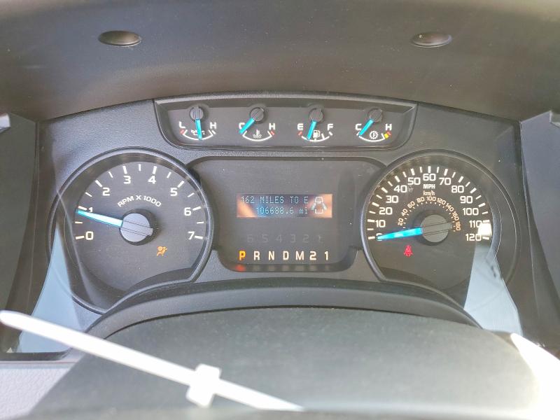 2013 Ford F-150 VIN 1FTMF1CM7DFD70370 COPART salvage auction — FRONT END, Ca - Salvage Certificate, sold $3,100 on 2026-07-24 (photo 9)
