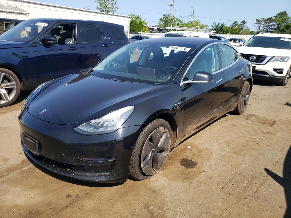 2018 Tesla Model 3 VIN 5YJ3E1EB9JF150304 COPART salvage auction — FRONT END, Ct - Cert Of Title-Salvage, sold $1,800 on 2026-07-31 (photo 1)