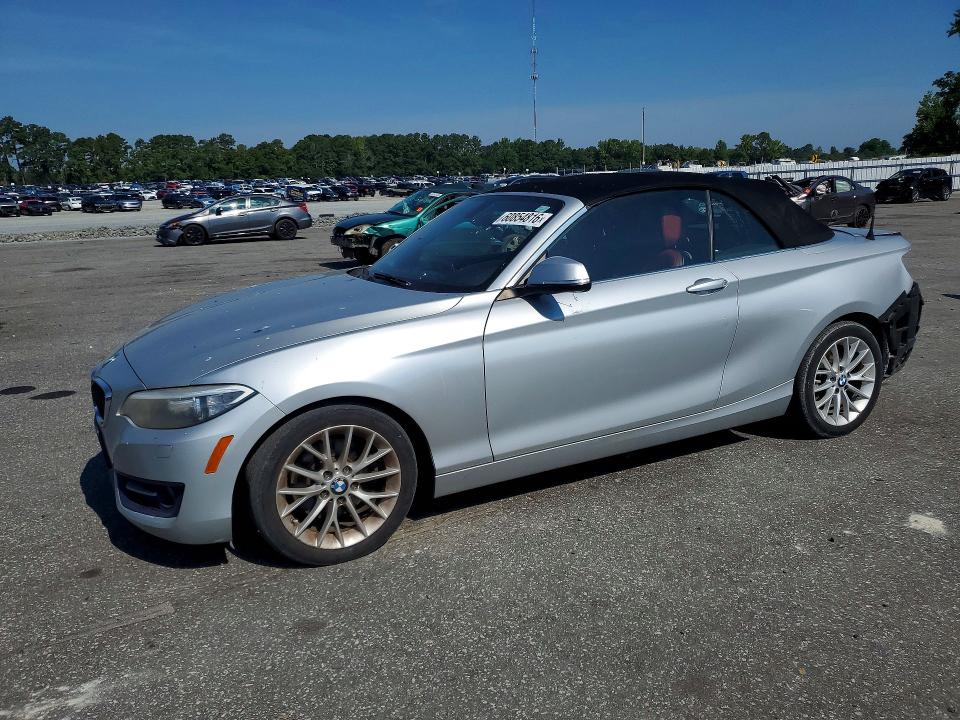 2016 BMW 2 series VIN WBA1L9C51GV324771 COPART salvage auction — REAR END, Nc - Cert Of Title W/Salvage Histor, sold $1,800 on 2026-07-28 (photo 1)