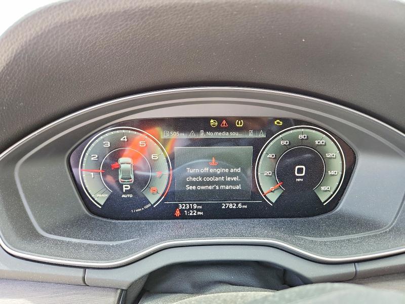 2022 Audi Q5 VIN WA1EAAFY5N2077944 COPART salvage auction — FRONT END, Tx - Salvage Vehicle Title, sold $16,700 on 2026-07-23 (photo 9)