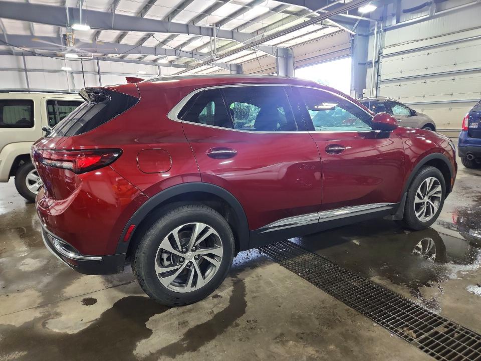 2021 Buick Envision VIN LRBFZPR49MD171129 COPART salvage auction — HAIL, Mn - Cert Of Title-Salvage, sold $7,100 on 2026-09-01 (photo 3)