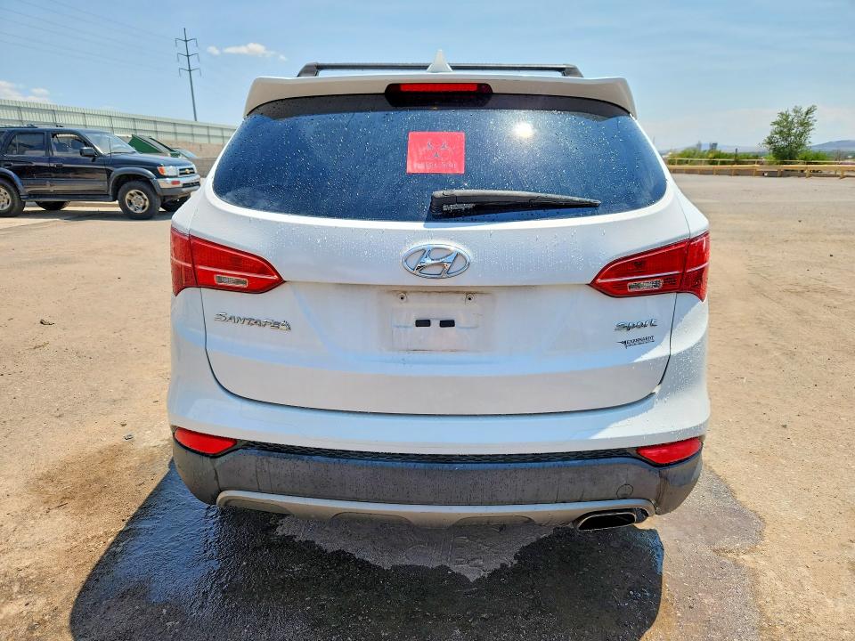 2015 Hyundai Santa fe VIN 5XYZT3LB2FG296543 COPART salvage auction — VANDALISM, AZ - CERTIFICATE OF TITLE, sold $2,050 on 2026-07-23 (photo 6)