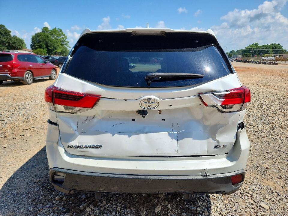 2019 Toyota VIN 5TDKZRFH0KS338742 COPART salvage auction — REAR END, Al - Cert Of Title-Salvage Title, sold $125 on 2026-07-29 (photo 6)