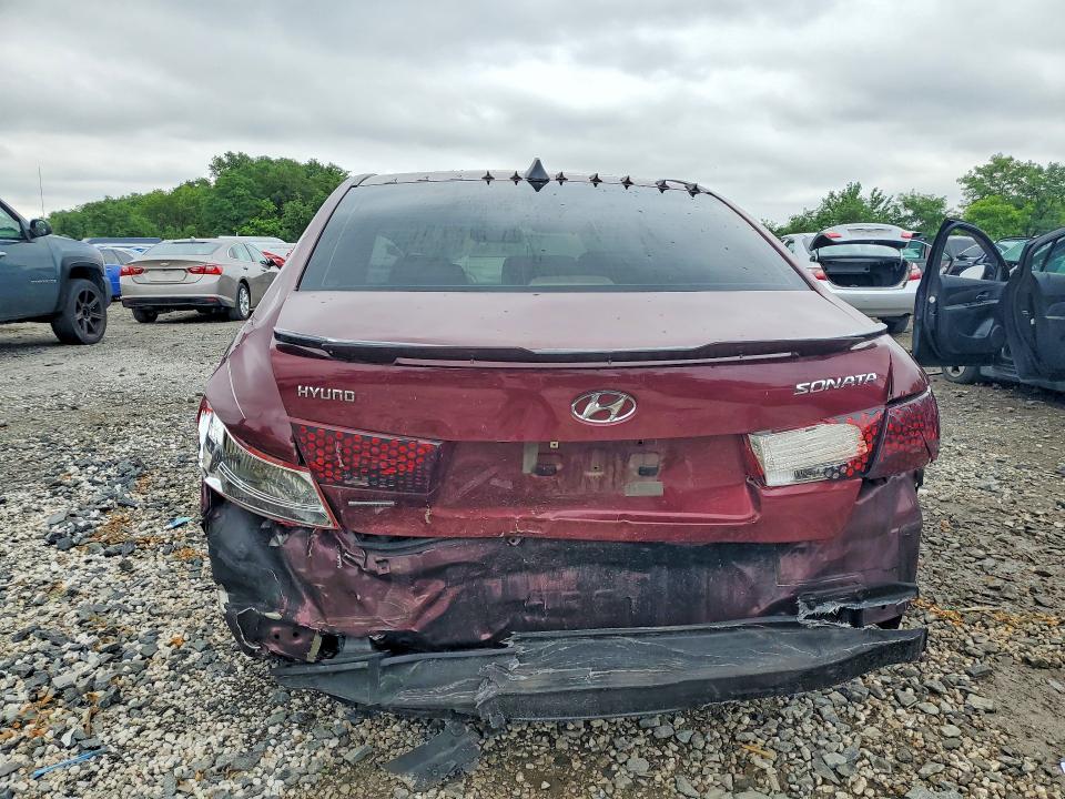 2009 Hyundai Sonata VIN 5NPEU46C79H524877 COPART salvage auction — REAR END, Md - Cert Of Salvage > 75% Damage, sold $125 on 2026-07-23 (photo 6)