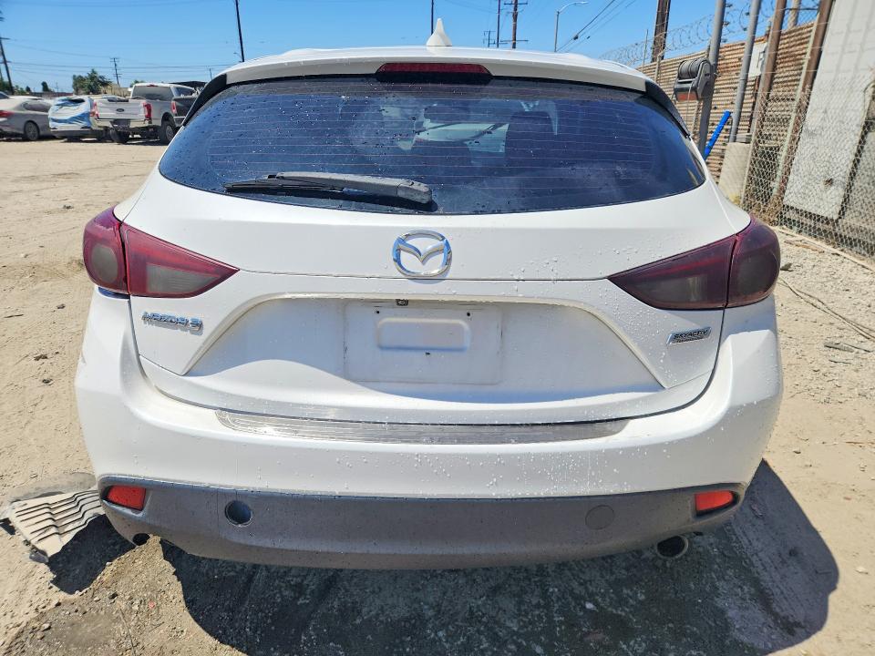 2016 Mazda 3 VIN JM1BM1M33G1281268 COPART salvage auction — REAR END, Ca - Salvage Certificate, sold $1,750 on 2026-07-16 (photo 6)