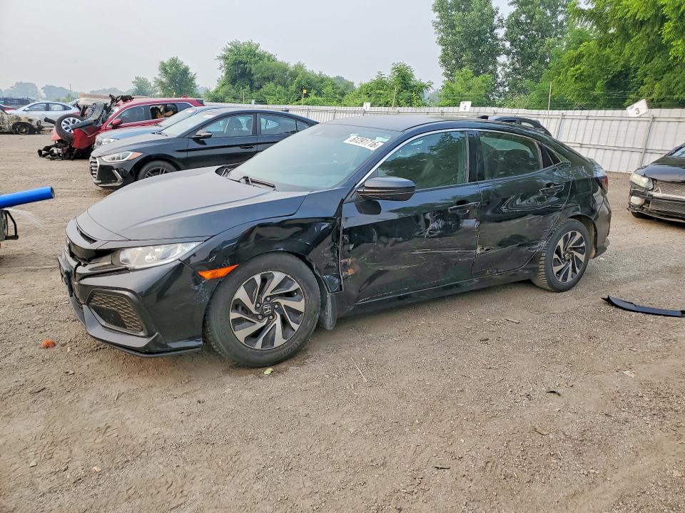 2018 Honda Civic VIN SHHFK7H30JU302918 COPART salvage auction — SIDE, On - Permit No Brand - Unfit, sold $1,600 on 2026-07-30 (photo 1)