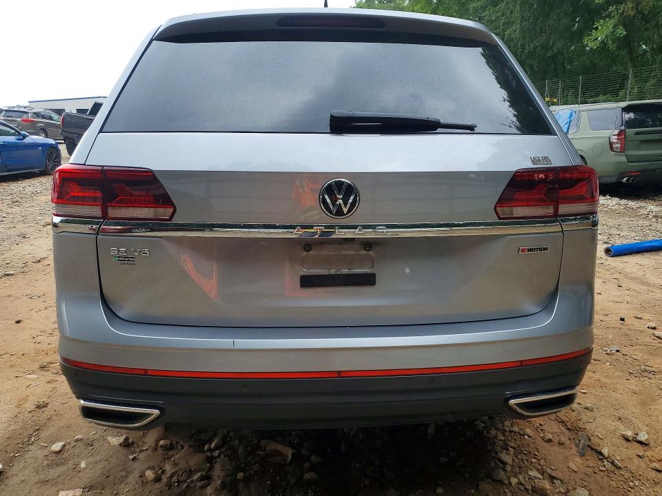 2021 Volkswagen Atlas VIN 1V2HR2CA7MC552896 COPART salvage auction — SIDE, GA - CERT OF TITLE-SALVAGE, sold $8,200 on 2026-08-21 (photo 6)