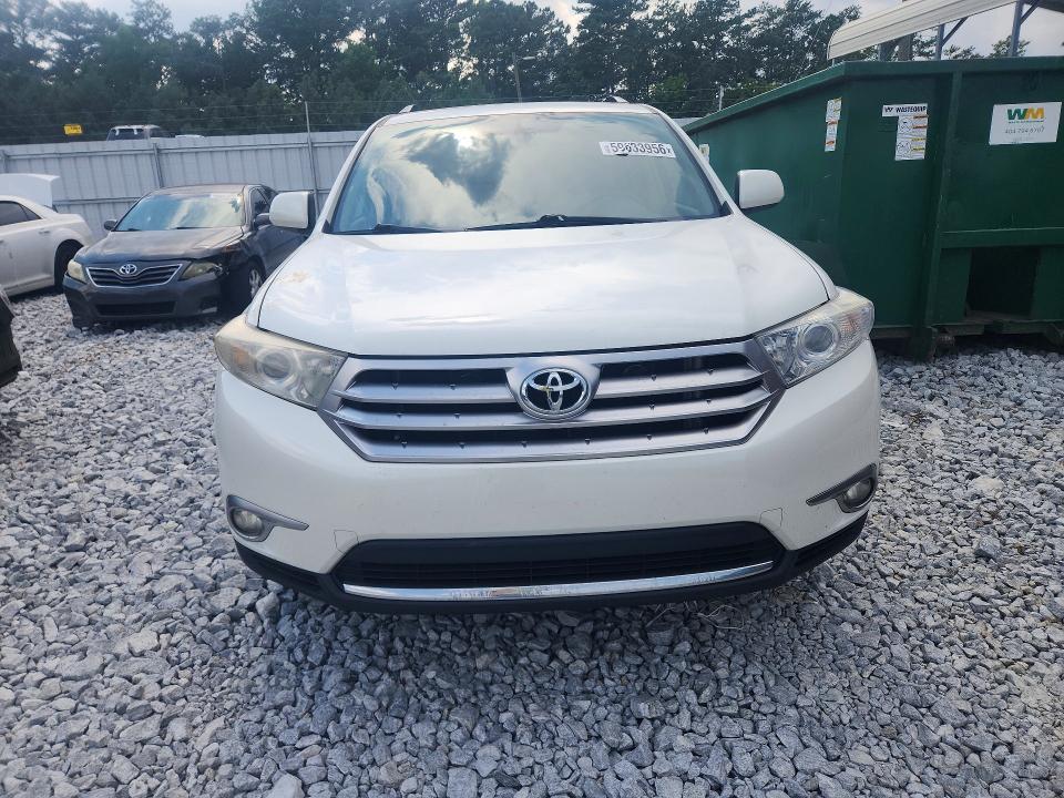 2012 Toyota Highlander VIN 5TDZA3EH9CS030071 COPART salvage auction — SIDE, GA - CERT OF TITLE-SALVAGE, sold $1,450 on 2026-07-28 (photo 5)