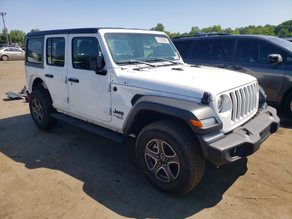 2021 Jeep Wrangler unlimited VIN 1C4HJXDN8MW762400 COPART salvage auction — REAR END, Ct - Cert Of Title-Salvage, sold $7,800 on 2026-07-28 (photo 4)