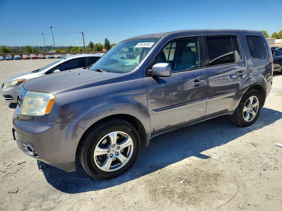 2015 Honda Pilot VIN 5FNYF3H42FB023526 COPART salvage auction — SIDE, Ca - Salvage Certificate, sold $1,100 on 2026-07-29 (photo 1)