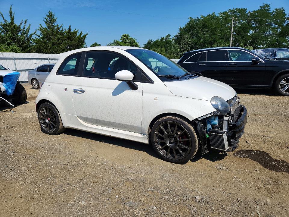 2015 Fiat 500 VIN 3C3CFFFH6FT503608 COPART salvage auction — FRONT END, Nj - Cert Of Title-Salvage, sold $1,650 on 2026-08-03 (photo 4)