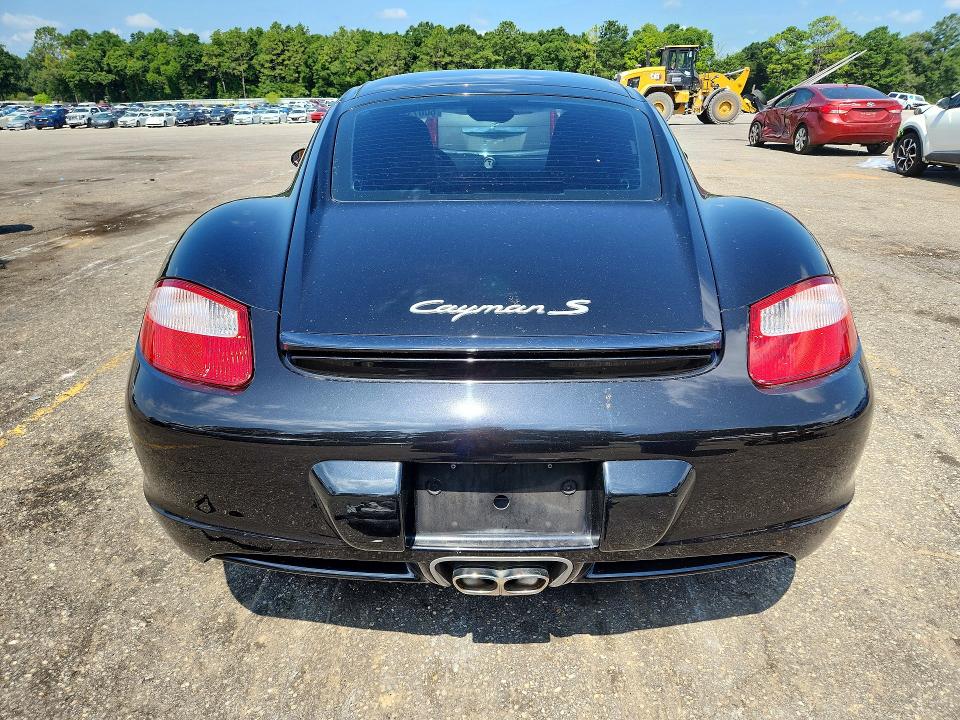 2006 Porsche Cayman VIN WP0AB29846U782114 COPART salvage auction — WATER/FLOOD, Al - Cert Of Title-Flood Salvage, sold $3,600 on 2026-08-03 (photo 6)