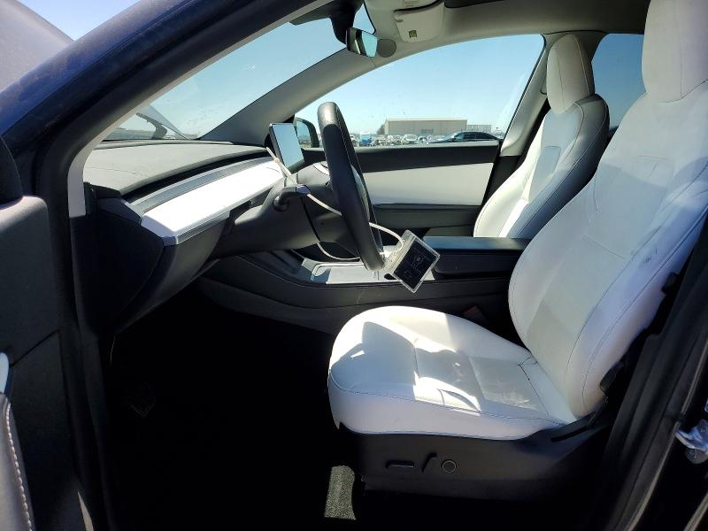 2021 Tesla Model y VIN 5YJYGDEE2MF213243 COPART salvage auction — REAR END, Ca - Salvage Certificate, sold $13,100 on 2026-07-16 (photo 7)