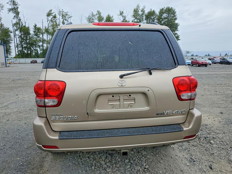 2006 Toyota Sequoia VIN 5TDBT44A26S264546 COPART salvage auction — FRONT END, Wa - Vehicle Cert Of Ownership-Titl, sold $4,524 on 2026-07-08 (photo 6)