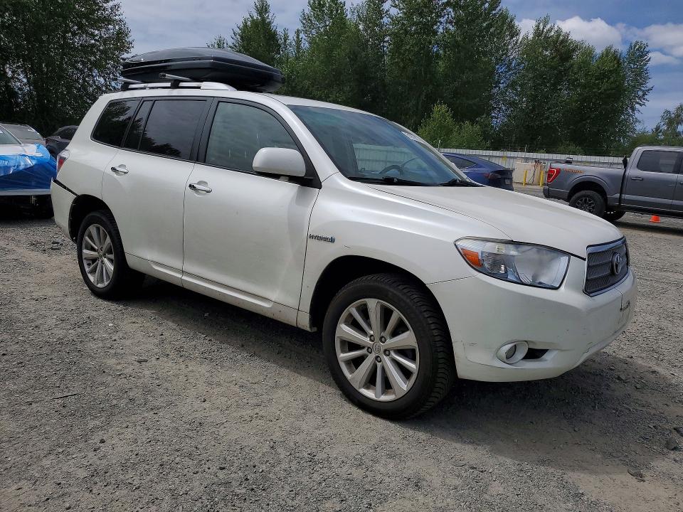 2010 Toyota Highlander hybrid VIN JTEJW3EH1A2047204 COPART salvage auction — REAR END, WA - BILL OF SALE, sold $1,100 on 2026-07-20 (photo 4)