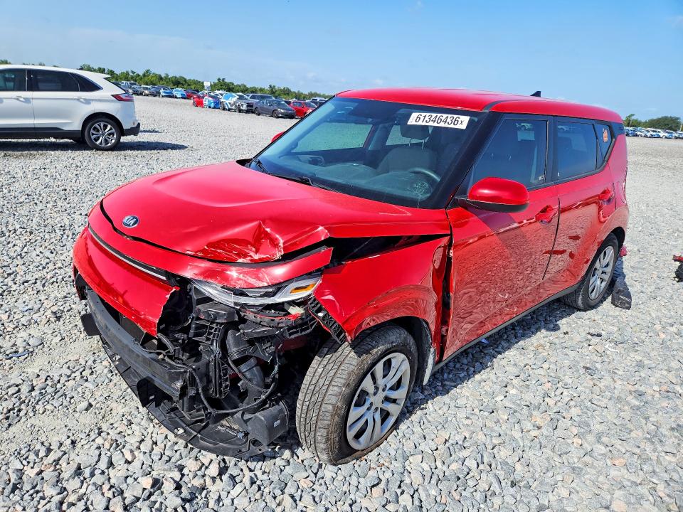2020 Kia Soul VIN KNDJ23AU4L7060232 COPART salvage auction — FRONT END, Fl - Certificate Of Title, sold $1,550 on 2026-07-24 (photo 1)