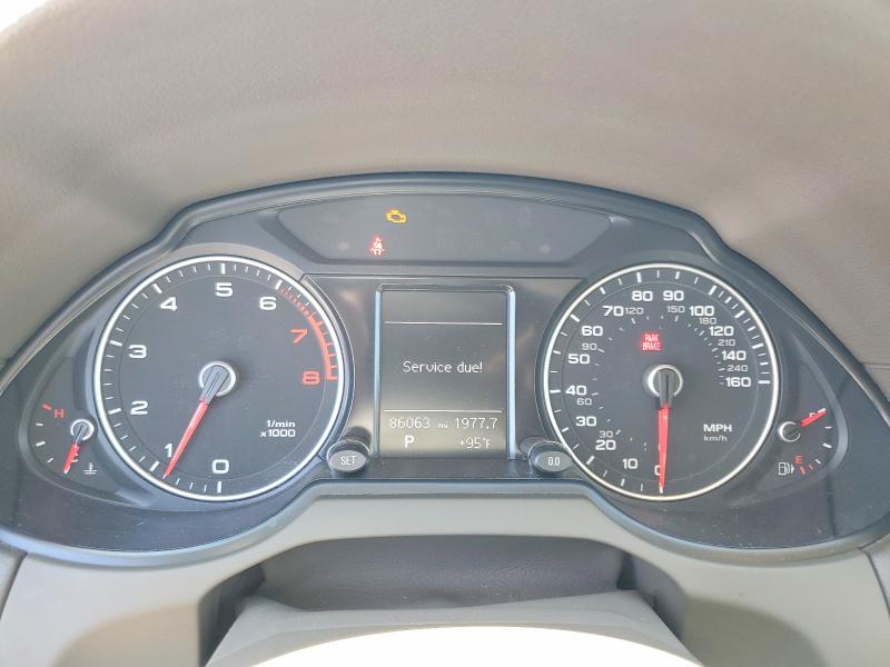 2013 Audi Q5 VIN WA1CFAFP9DA063680 COPART salvage auction — MECHANICAL, Nc - Certificate Of Title, sold $1,050 on 2026-07-15 (photo 9)