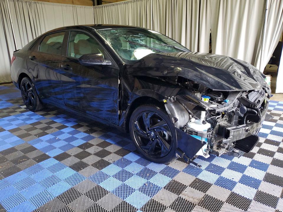 2026 Hyundai Elantra VIN KMHLM4DG2TU186326 COPART salvage auction — FRONT END, Wa - Veh Cert Of Ownership-Salvage (P), sold $200 on 2026-07-22 (photo 4)