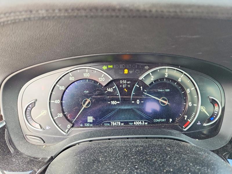 2017 BMW 5er VIN WBAJE5C39HG916684 COPART salvage auction — FRONT END, Tx - Salvage Vehicle Title, sold $11,000 on 2026-07-16 (photo 9)