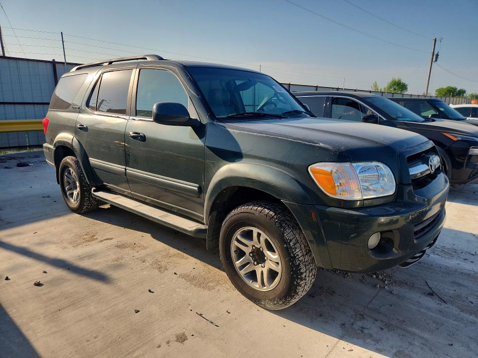 2006 Toyota Sequoia VIN 5TDZT38A56S265113 COPART salvage auction — FRONT END, Tx - Salvage Vehicle Title, sold $575 on 2026-07-24 (photo 4)