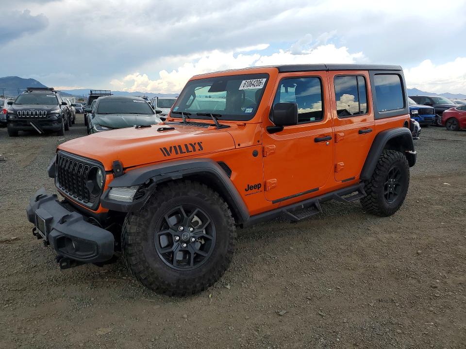 2025 Jeep Wrangler / VIN 1C4PJXDN9SW607279 — COPART salvage auction photo