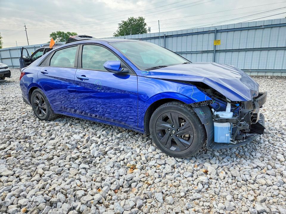 2021 Hyundai Elantra VIN 5NPLM4AG7MH029427 COPART salvage auction — FRONT END, Oh - Certificate Of Title (P), sold $2,850 on 2026-07-21 (photo 4)