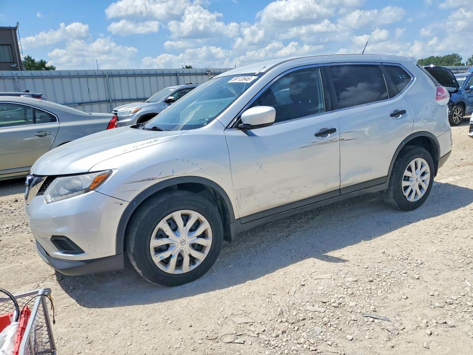 2016 Nissan Rogue VIN KNMAT2MV2GP613624 COPART salvage auction — SIDE, Ks - Cert Of Title-Salvage, sold $100 on 2026-07-30 (photo 1)