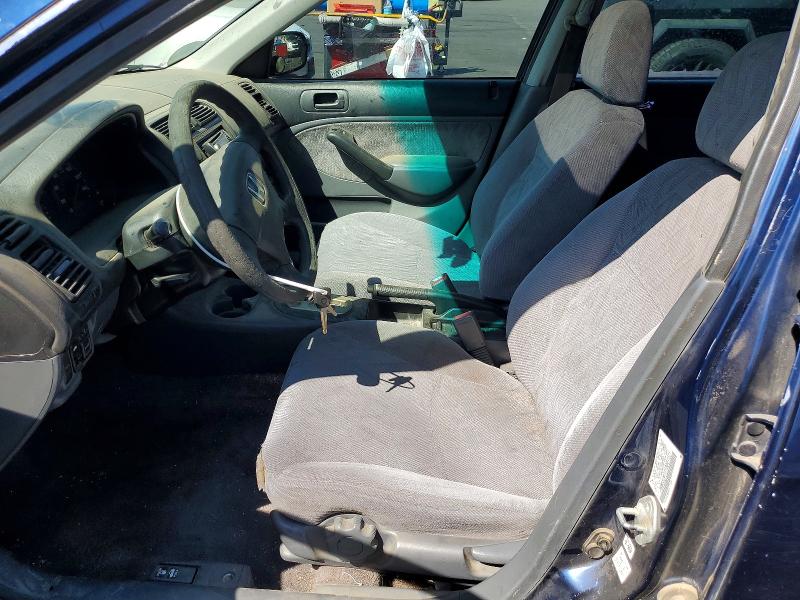 2001 Honda Civic VIN JHMES26721S001221 COPART salvage auction — REAR END, CA - SALVAGE CERTIFICATE, sold $225 on 2026-07-13 (photo 7)