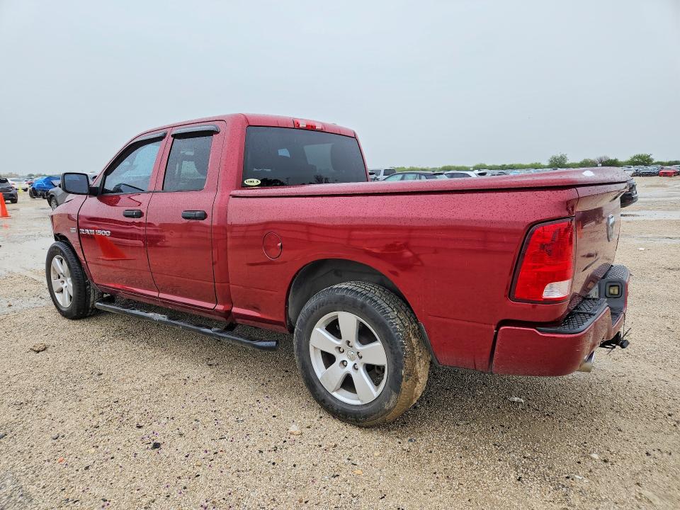 2012 Dodge Ram VIN 1C6RD6FT2CS331226 COPART salvage auction — FRONT END, Tx - Salvage Vehicle Title, sold $4,499 on 2026-08-15 (photo 2)