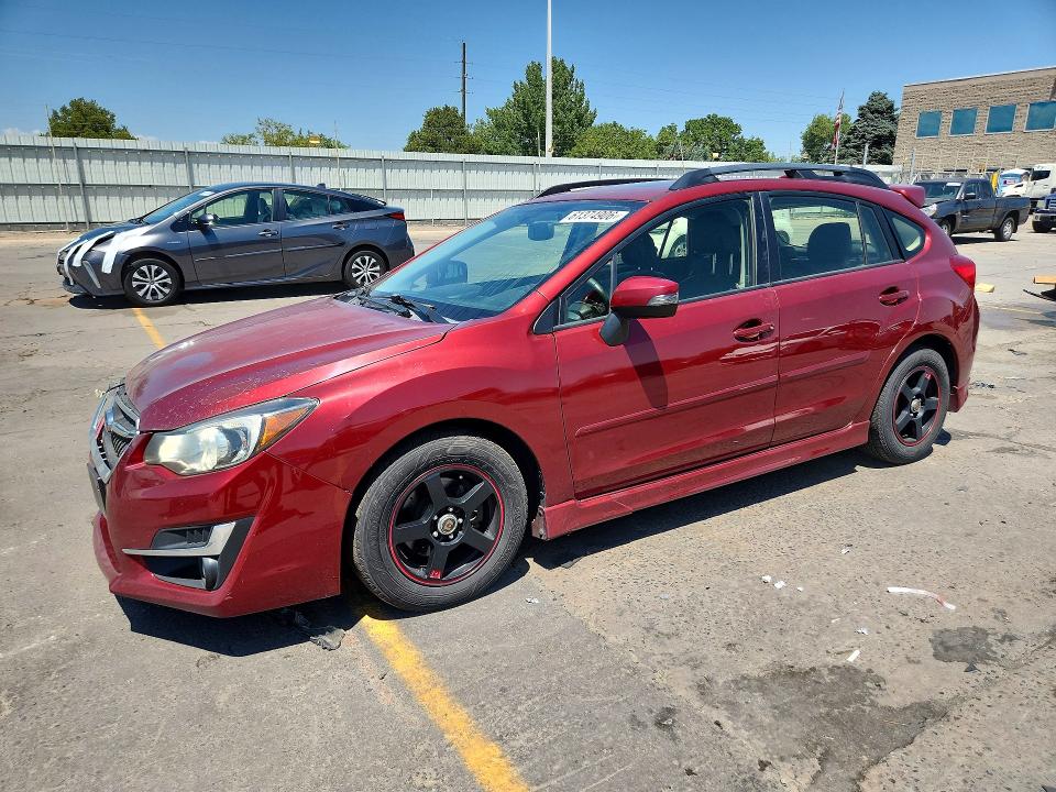 2016 Subaru Impreza VIN JF1GPAY68G8238950 COPART salvage auction — FRONT END, CO - CERT OF TITLE-REBUILT SALVAGE, sold $1,750 on 2026-08-19 (photo 1)