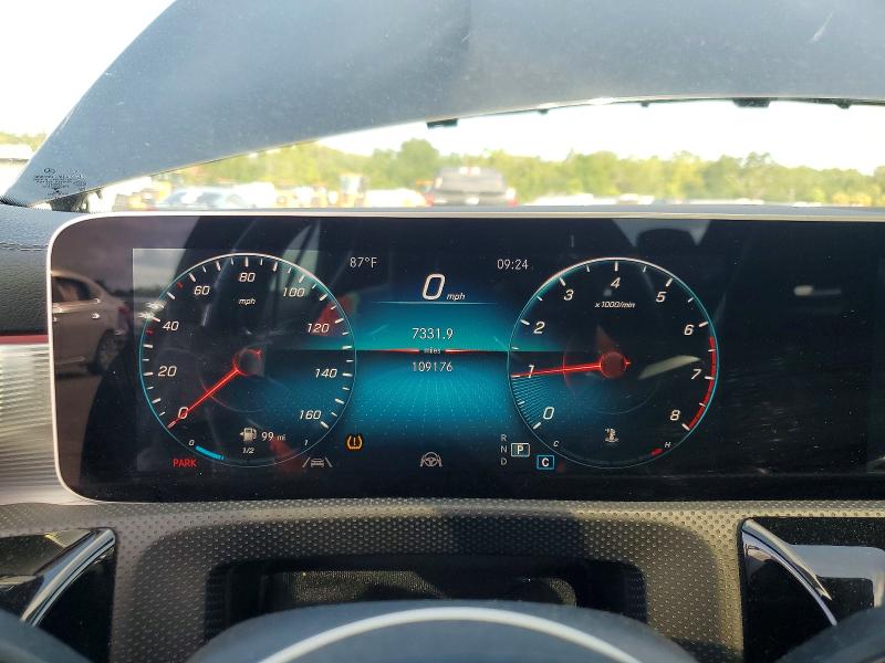 2020 Mercedes-benz Cla-class VIN W1K5J4HB8LN086929 COPART salvage auction — FRONT END, FL - CERTIFICATE OF TITLE, sold $4,900 on 2026-07-27 (photo 9)