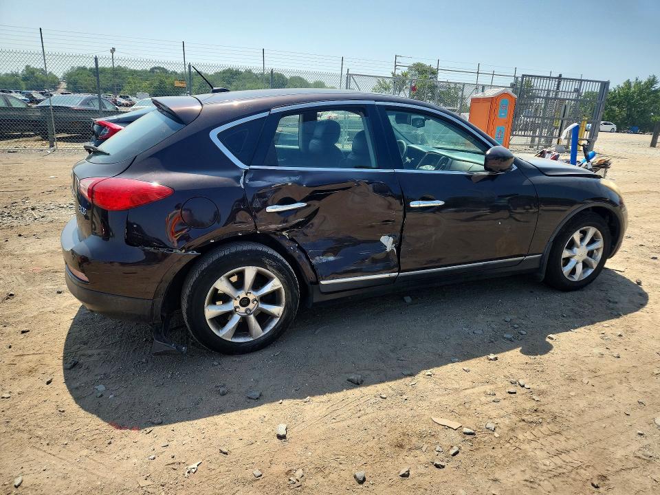 2010 Infiniti Ex VIN JN1AJ0HR6AM753145 COPART salvage auction — SIDE, Md - Cert Of Salvage > 75% Damage, sold $475 on 2026-07-14 (photo 3)
