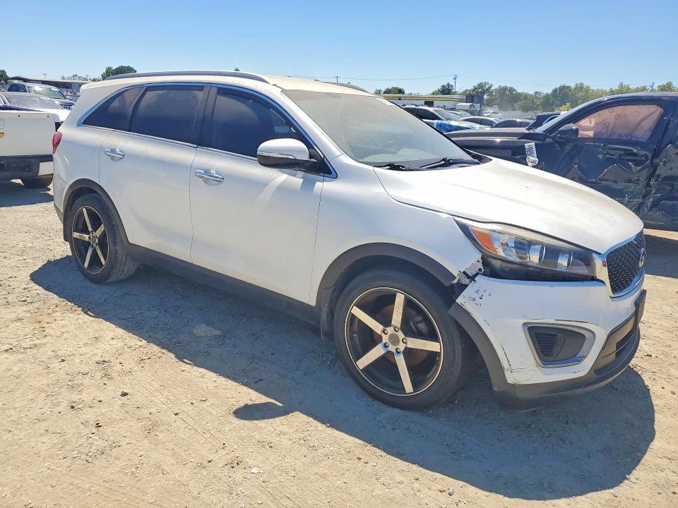 2016 Kia Sorento VIN 5XYPG4A3XGG035093 COPART salvage auction — FRONT END, Ca - Dis/Dlr/Exp App For Dup Clean, sold $950 on 2026-07-09 (photo 4)