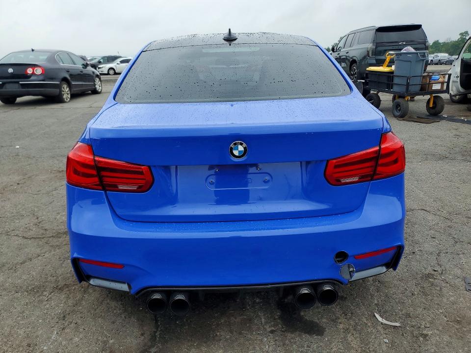 2016 BMW M3 VIN WBS8M9C52G5E68288 COPART salvage auction — ENGINE BURN, Pa - Certificate Of Salvage, sold $12,200 on 2026-08-04 (photo 6)