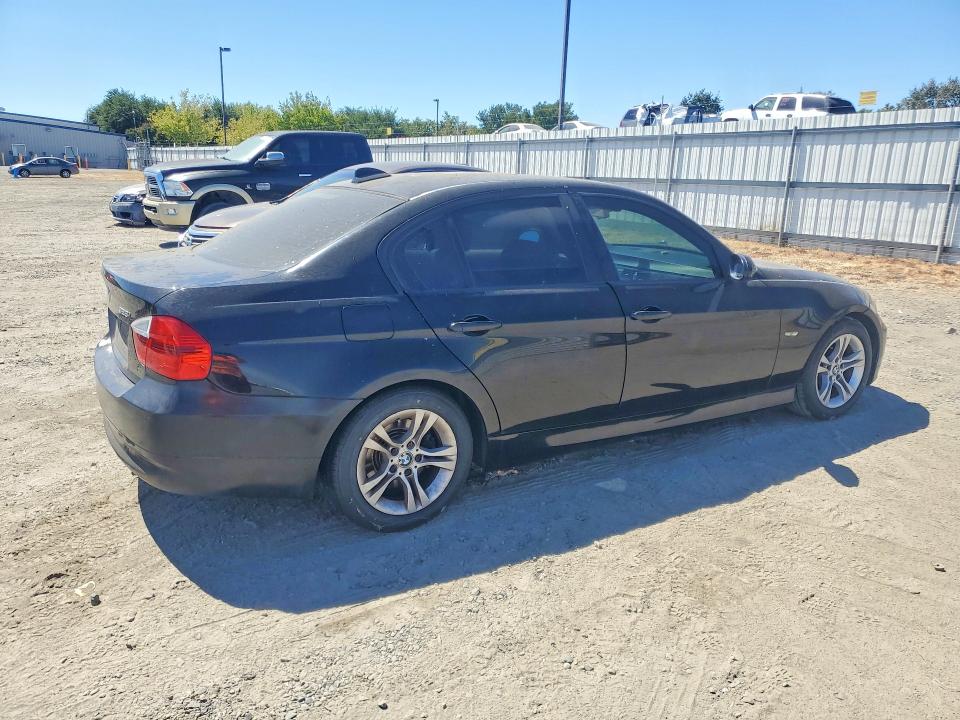 2008 BMW 3 series VIN WBAVA33518K054626 COPART salvage auction — FRONT END, CA - DIS/DLR/EXP ONLY CLEAN TITLE, sold $275 on 2026-07-30 (photo 3)