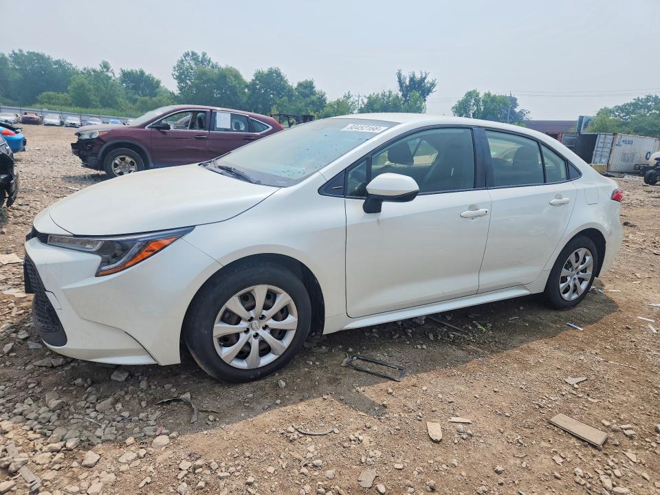 2021 Toyota Corolla VIN JTDEPMAE4MJ154603 COPART salvage auction — VANDALISM, Il - Salvage Certificate, sold $5,400 on 2026-07-22 (photo 1)