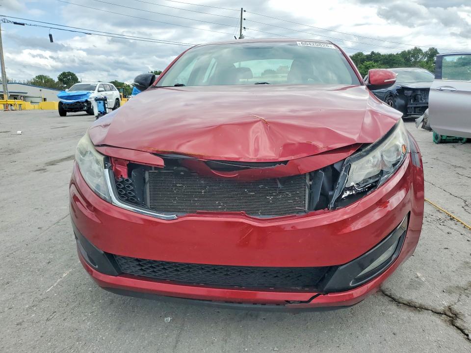 2013 Kia Optima VIN 5XXGM4A75DG237674 COPART salvage auction — FRONT END, Salvage Title, sold $550 on 2026-07-15 (photo 5)