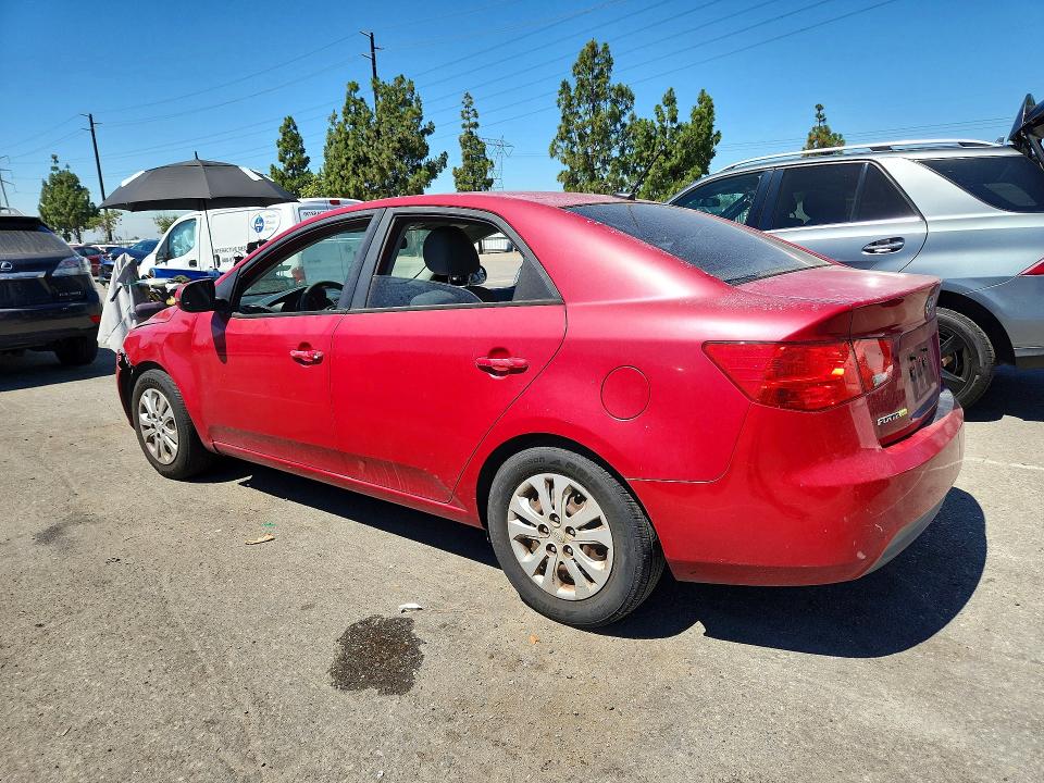 2013 Kia Forte VIN KNAFU4A26D5740230 COPART salvage auction — FRONT END, Ca - Salvage Certificate, sold $875 on 2026-07-23 (photo 2)