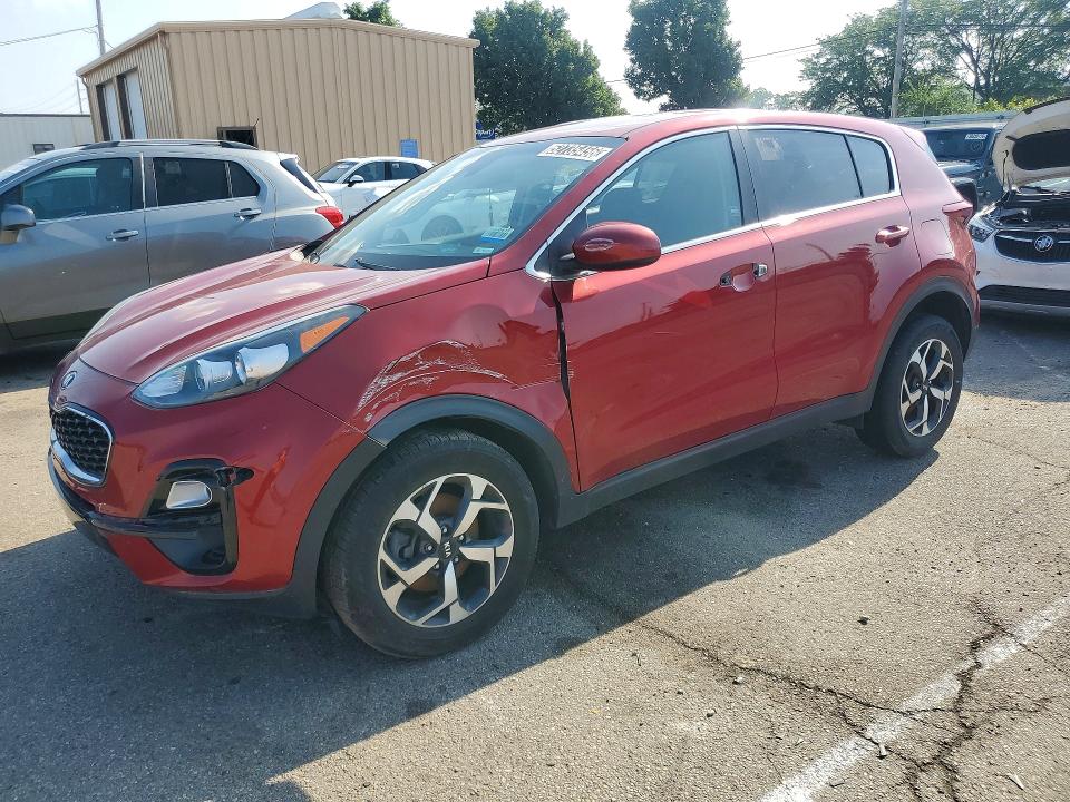 2021 Kia VIN KNDPMCAC5M7901701 COPART salvage auction — FRONT END, Oh - Certificate Of Title, sold $6,100 on 2026-07-21 (photo 1)