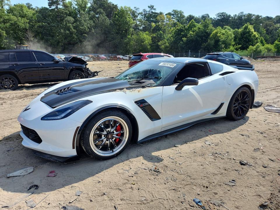 2015 Chevrolet Corvette VIN 1G1YR2D68F5600420 COPART salvage auction — Burn Engine, MD - CERT OF SALVAGE > 75% DAMAGE (P), sold $28,250 on 2026-07-28 (photo 1)