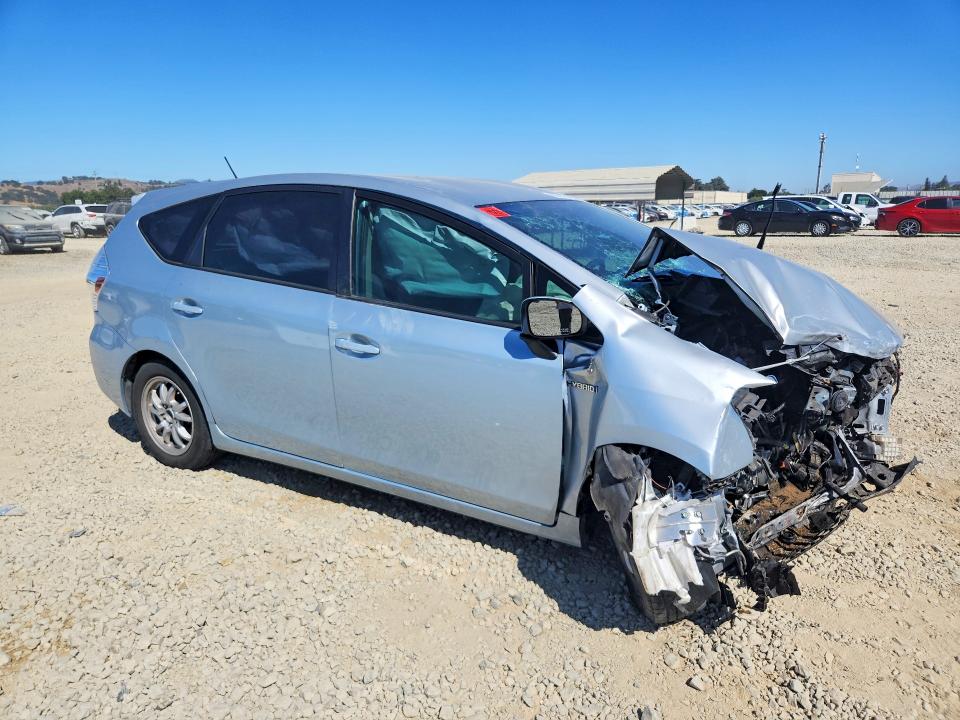 2012 Toyota Prius VIN JTDZN3EU5C3129599 COPART salvage auction — FRONT END, Ca - Salvage Certificate, sold $70 on 2026-07-28 (photo 4)