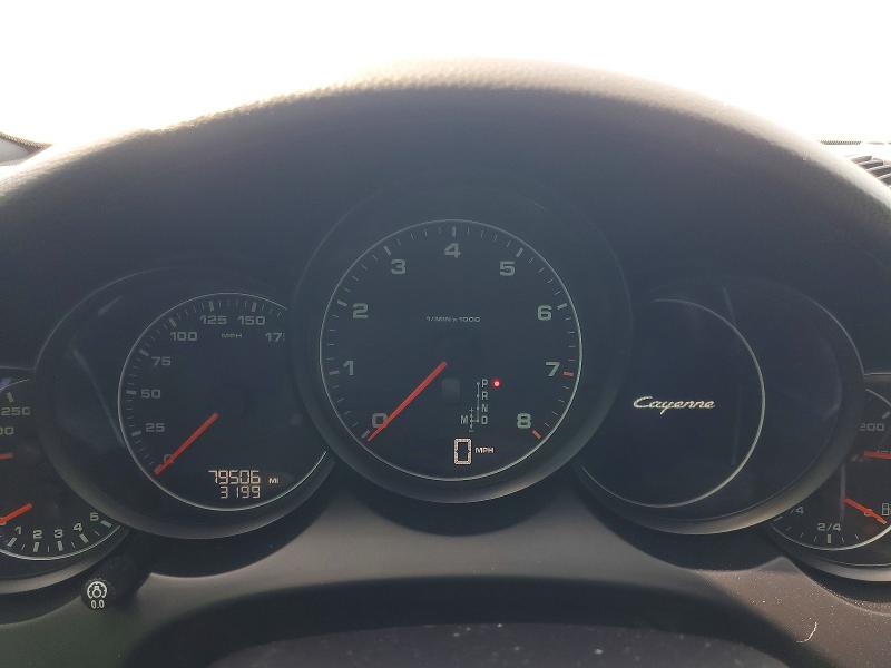 2016 Porsche Cayenne VIN WP1AA2A26GLA10696 COPART salvage auction — FRONT END, Ca - Salvage Certificate, sold $6,100 on 2026-07-09 (photo 9)