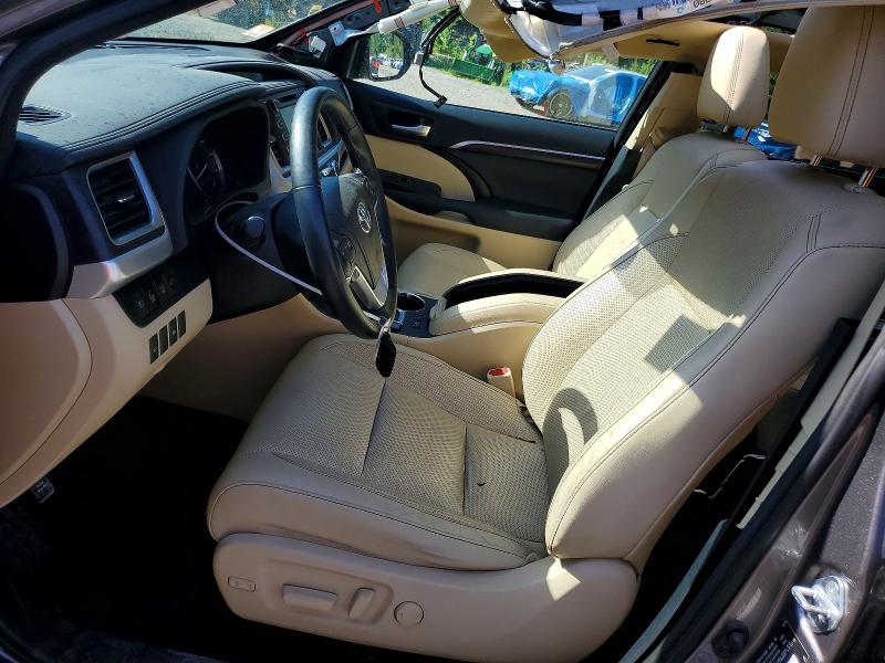 2015 Toyota Highlander VIN 5TDDCRFH7FS008676 COPART salvage auction — ROOF, Ma - Cert Of Title-Reconstrctd Coll, sold $5,300 on 2026-07-15 (photo 7)