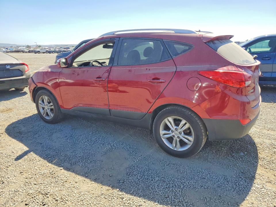2013 Hyundai Tucson VIN KM8JU3AC5DU579659 COPART salvage auction — FRONT END, Ca - Lien Papers-Clean Or Ac, sold $1,100 on 2026-07-17 (photo 2)